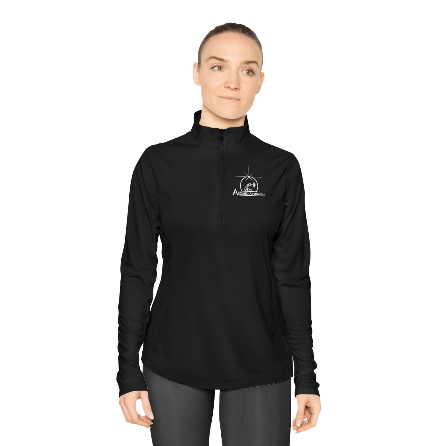 Empowered Ladies Quarter-Zip Pullover | Norse Mythology Fitness Apparel
