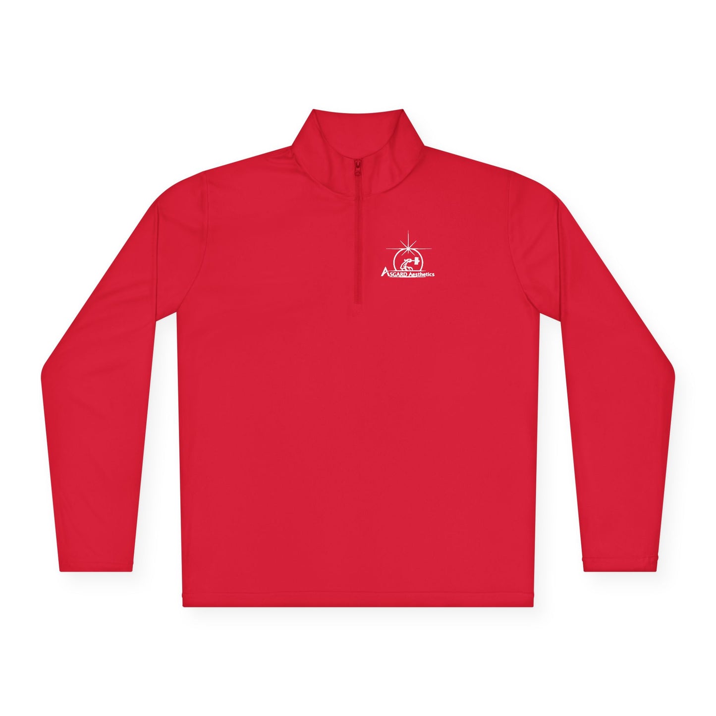 Quarter-Zip Sweatshirt - Norse Mythology Gym Wear by Asgard Aesthetics