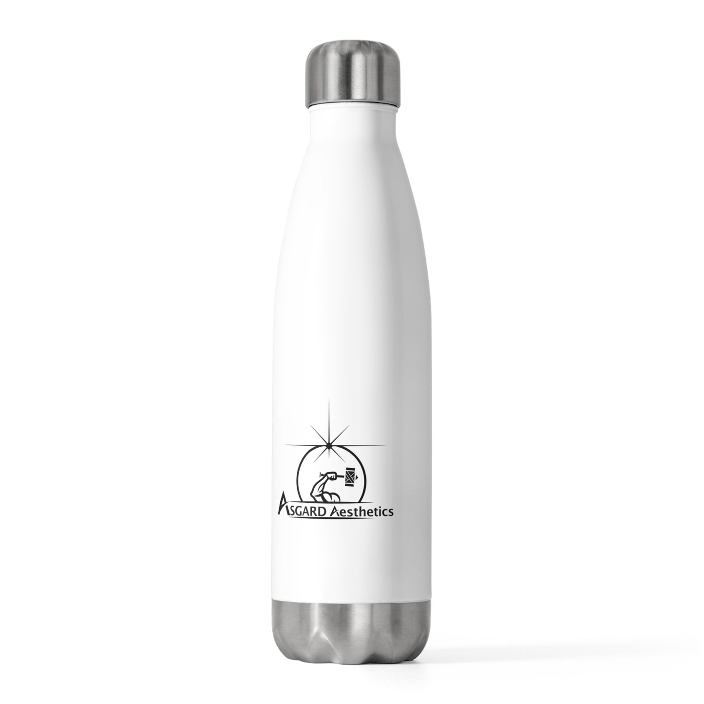 Asgard Aesthetics 20oz Insulated Bottle | Gym Water Bottle, Sports Bottle, Fitness Gift, Workout Accessory, Adventure Hydration