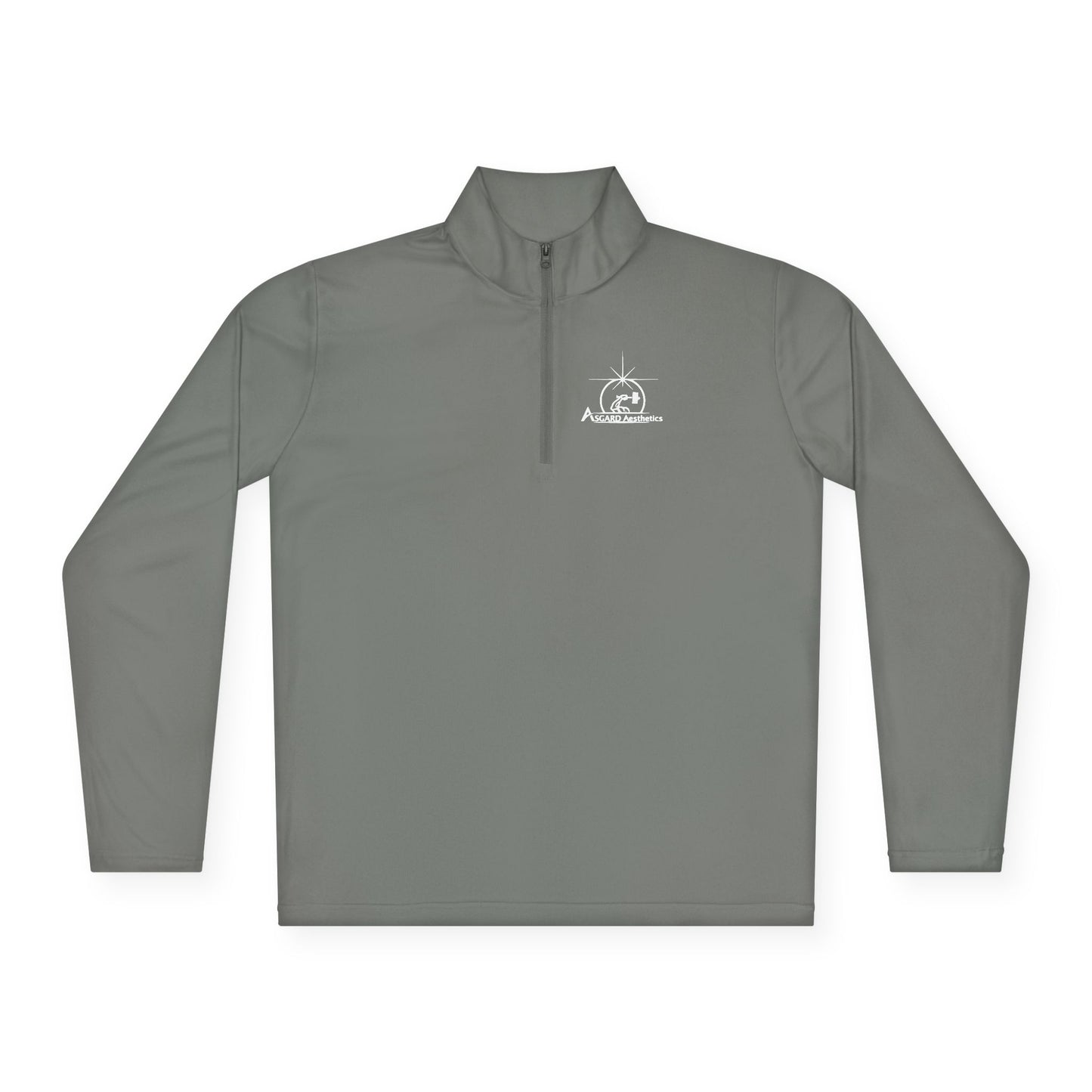 Quarter-Zip Sweatshirt - Norse Mythology Gym Wear by Asgard Aesthetics