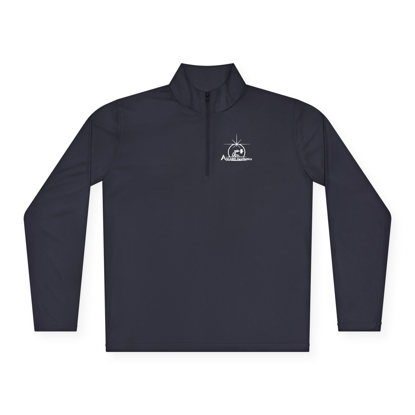 Quarter-Zip Sweatshirt - Norse Mythology Gym Wear by Asgard Aesthetics