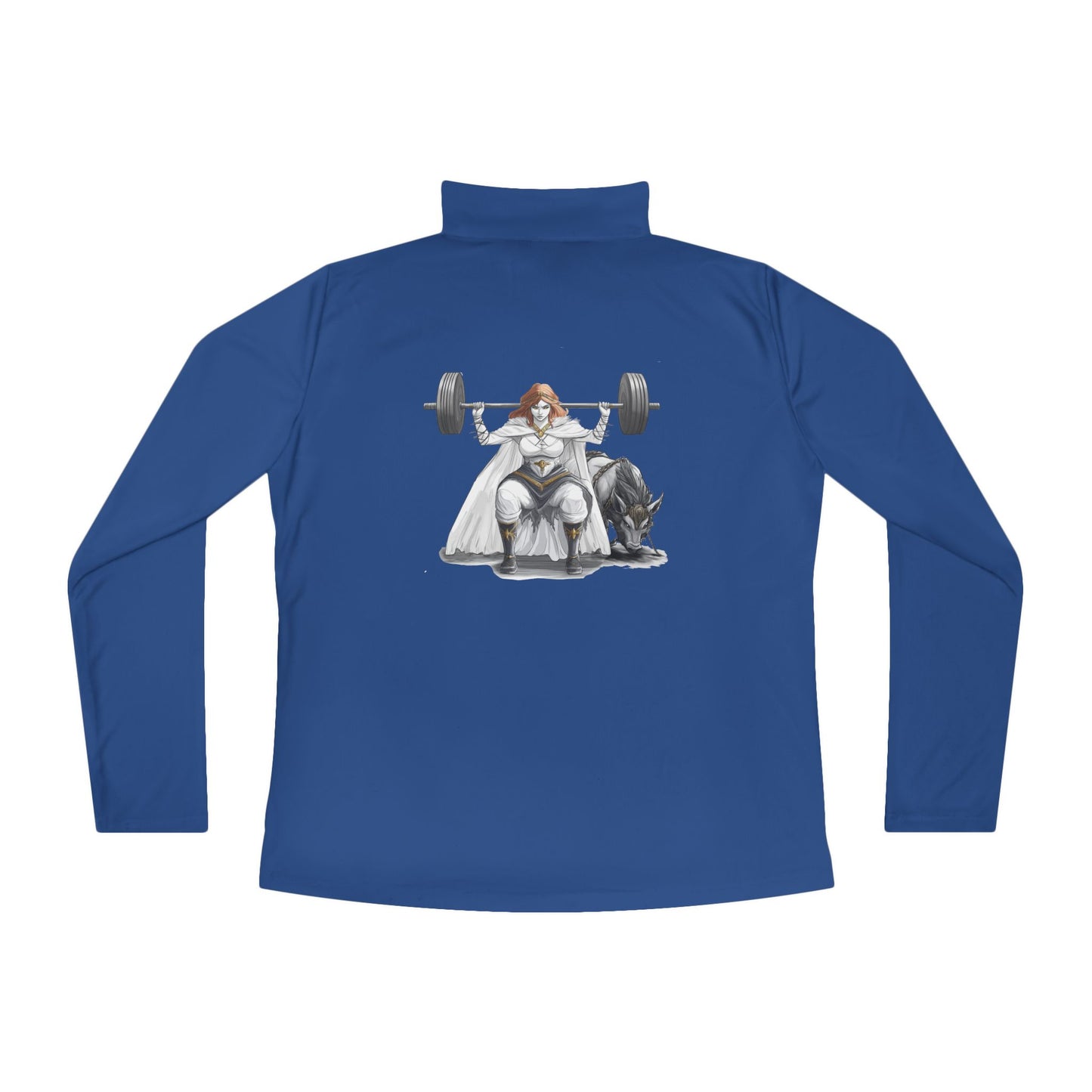 Empowered Ladies Quarter-Zip Pullover | Norse Mythology Fitness Apparel