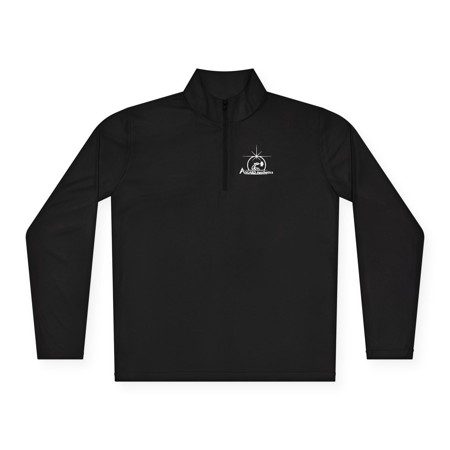 Quarter-Zip Sweatshirt - Norse Mythology Gym Wear by Asgard Aesthetics