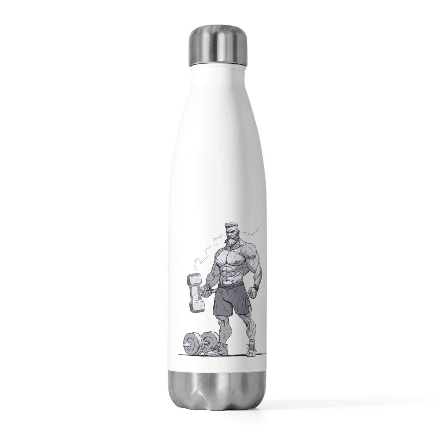 Asgard Aesthetics 20oz Insulated Bottle | Gym Water Bottle, Sports Bottle, Fitness Gift, Workout Accessory, Adventure Hydration