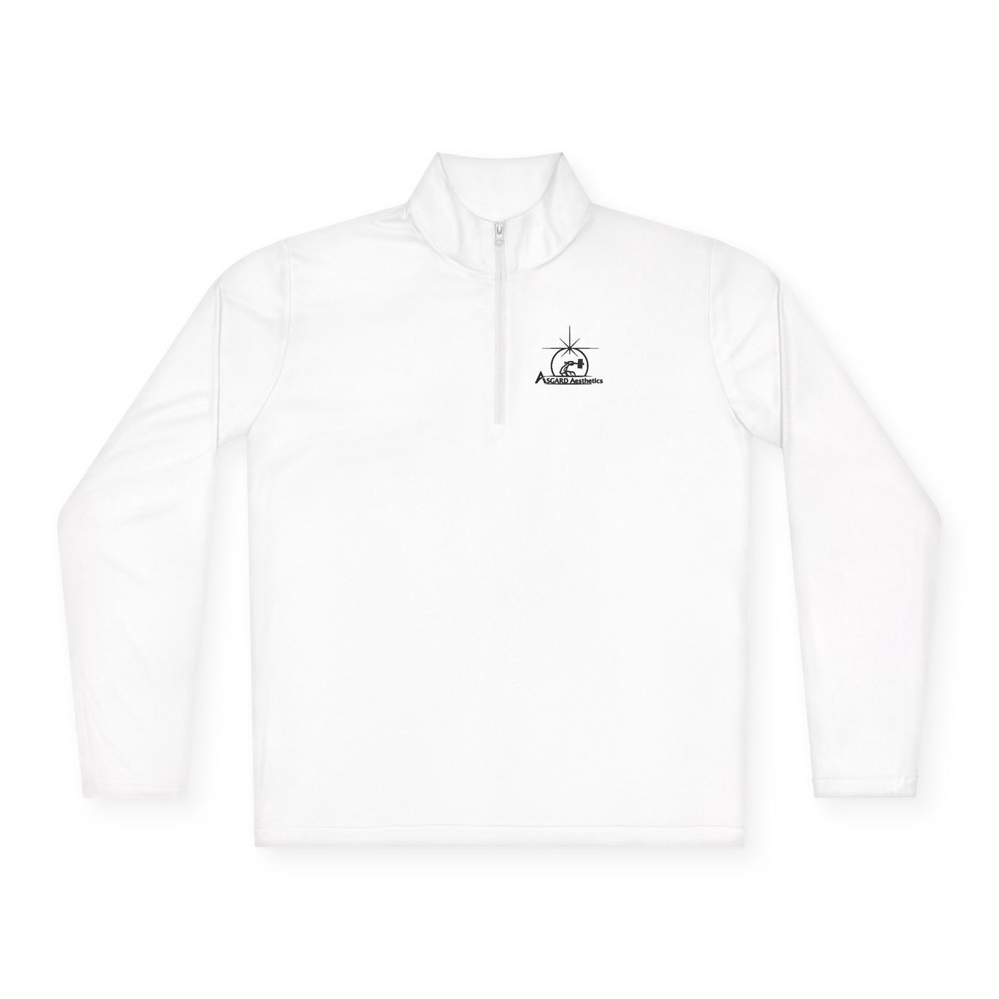 Quarter-Zip Sweatshirt - Norse Mythology Gym Wear by Asgard Aesthetics