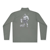Quarter-Zip Sweatshirt - Norse Mythology Gym Wear by Asgard Aesthetics