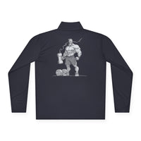 Quarter-Zip Sweatshirt - Norse Mythology Gym Wear by Asgard Aesthetics