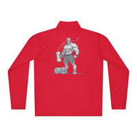 Quarter-Zip Sweatshirt - Norse Mythology Gym Wear by Asgard Aesthetics