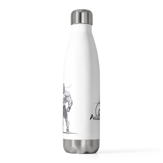 Asgard Aesthetics 20oz Insulated Bottle | Gym Water Bottle, Sports Bottle, Fitness Gift, Workout Accessory, Adventure Hydration
