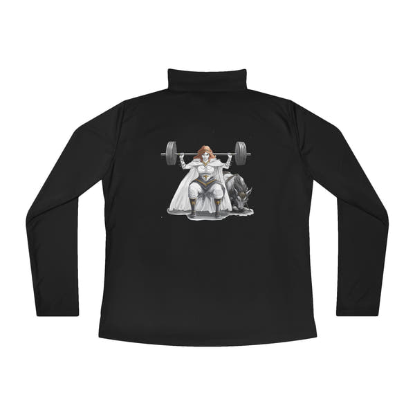 Empowered Ladies Quarter-Zip Pullover | Norse Mythology Fitness Apparel
